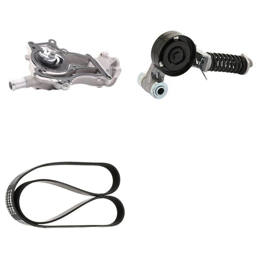 Water Pump + V-ribbed Belt Kit