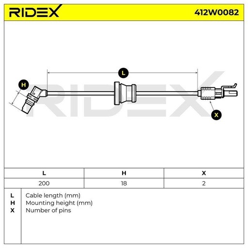 Sensor, wheel speed