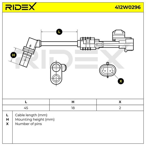 Sensor, wheel speed