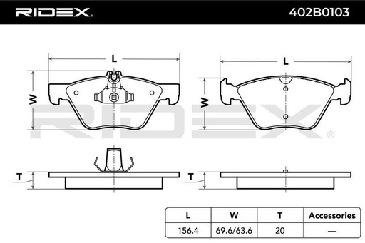 Brake Pad Set, disc brake