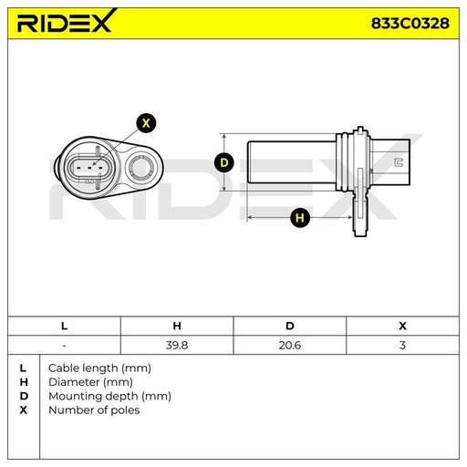 Sensor, crankshaft pulse