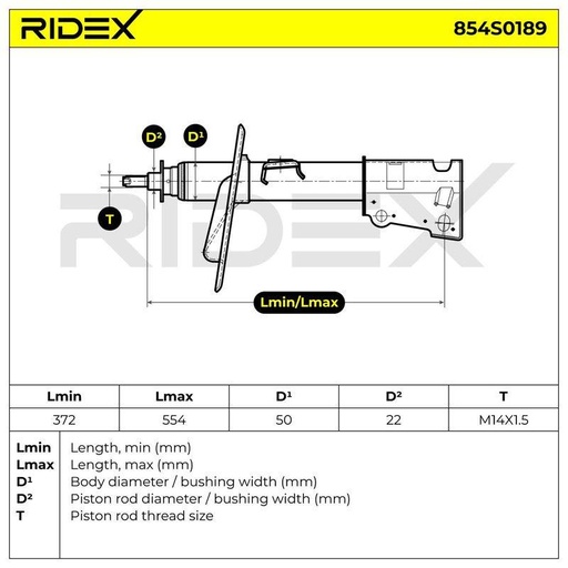 [SUPP-6358-854S0189] Shock Absorber