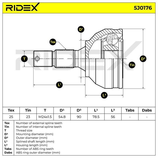 Joint Kit, drive shaft