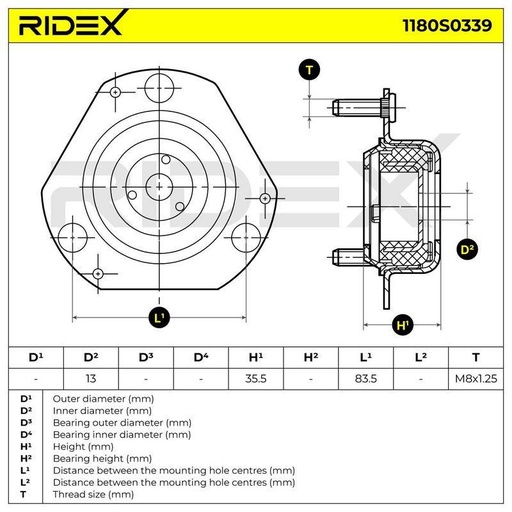Suspension Strut Support Mount