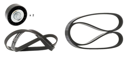 V-ribbed Belt Set