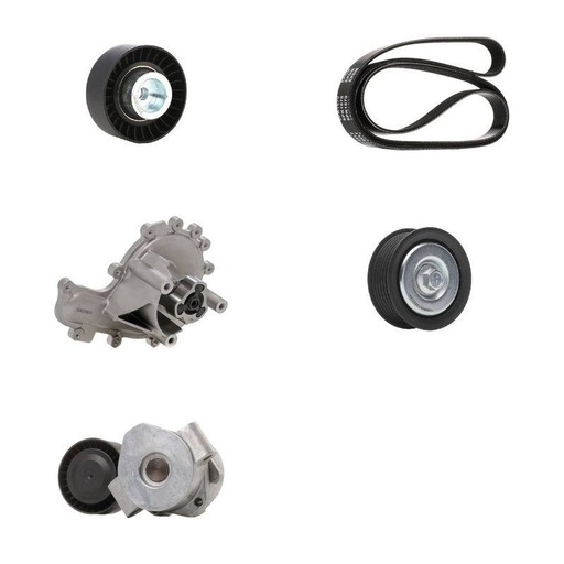 Water Pump + V-ribbed Belt Kit