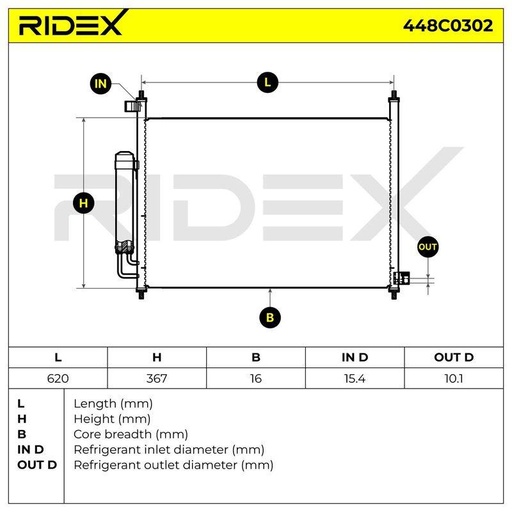 Condenser, air conditioning