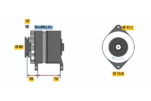 [SUPP-30-0986036750] Alternator