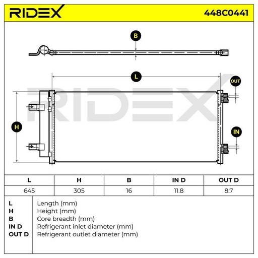 Condenser, air conditioning
