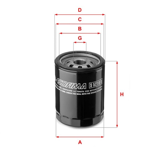 [SUPP-142-S5210R] Oil Filter