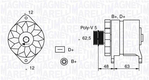 [SUPP-95-063321191010] Alternator