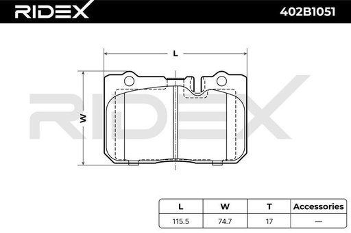 Brake Pad Set, disc brake