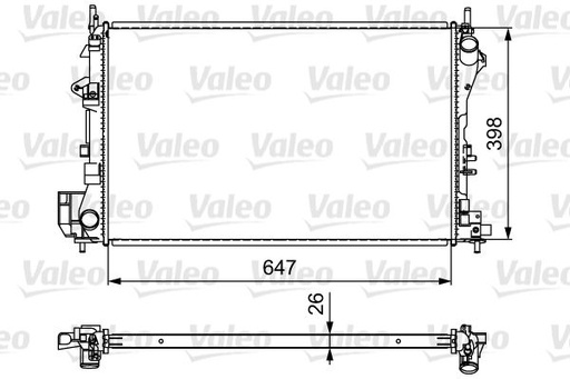 Radiator, engine cooling