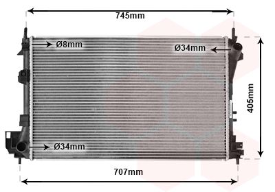 [SUPP-36-37002340] Radiator, engine cooling