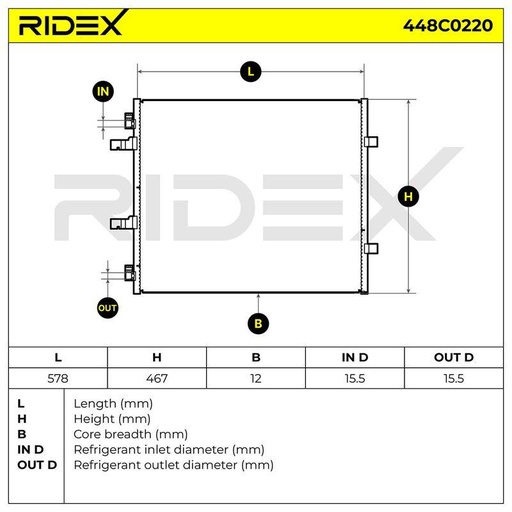 Condenser, air conditioning