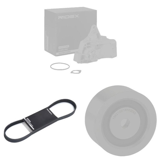 Water Pump + V-ribbed Belt Kit