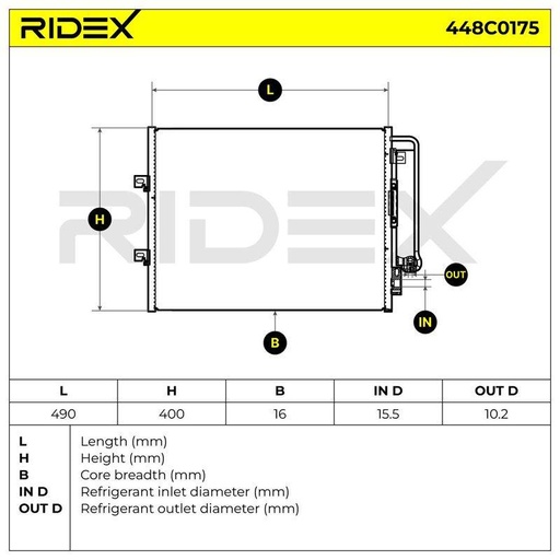 Condenser, air conditioning