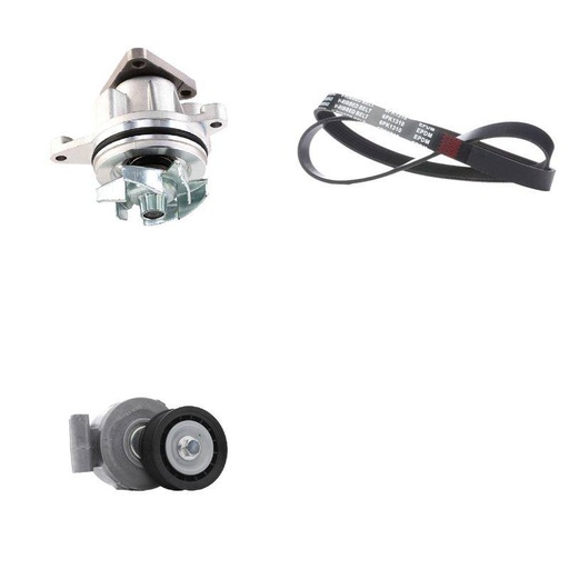 Water Pump + V-ribbed Belt Kit
