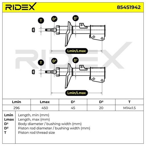 [SUPP-6358-854S1942] Shock Absorber