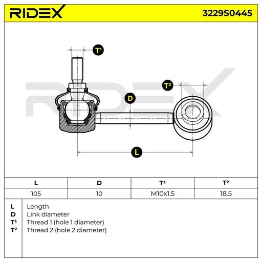 Link/Coupling Rod, stabiliser bar