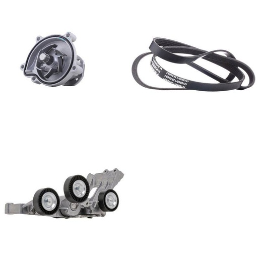 Water Pump + V-ribbed Belt Kit