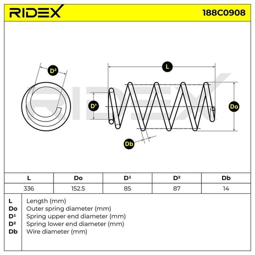 [SUPP-6358-188C0908] Suspension Spring