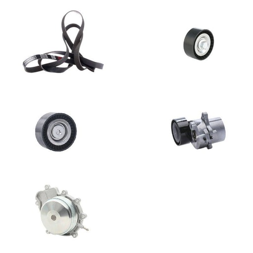 Water Pump + V-ribbed Belt Kit