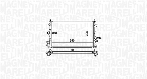 [SUPP-95-350213173700] Radiator, engine cooling