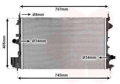 [SUPP-36-37002396] Radiator, engine cooling