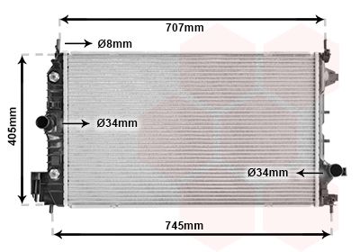 [SUPP-36-37002388] Radiator, engine cooling