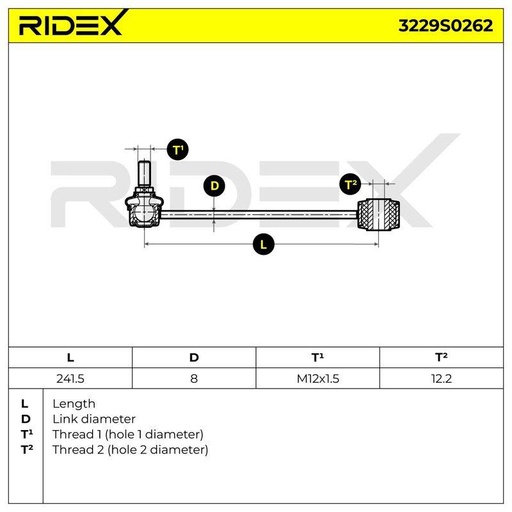 Link/Coupling Rod, stabiliser bar