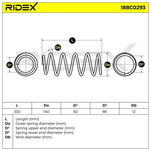 [SUPP-6358-188C0293] Suspension Spring
