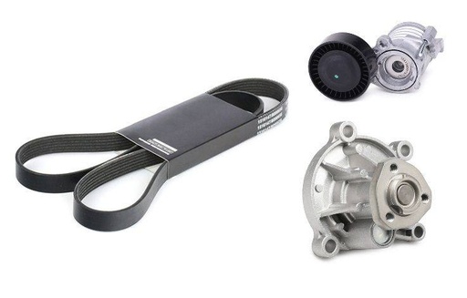 Water Pump + V-ribbed Belt Kit