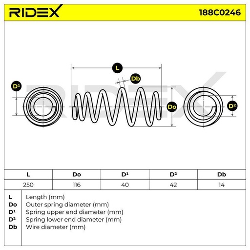 [SUPP-6358-188C0246] Suspension Spring