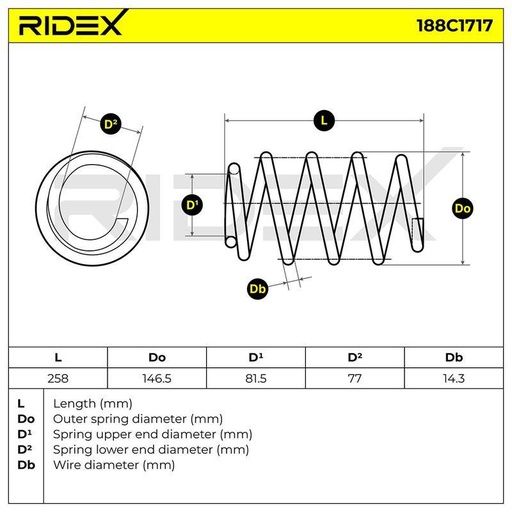 [SUPP-6358-188C1717] Suspension Spring
