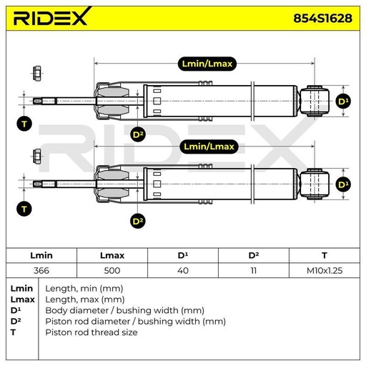 [SUPP-6358-854S1628] Shock Absorber