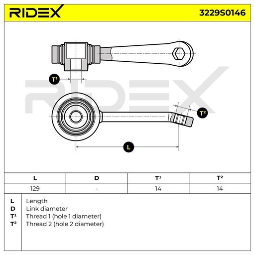 Link/Coupling Rod, stabiliser bar