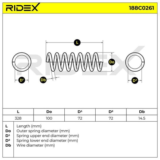 [SUPP-6358-188C0261] Suspension Spring