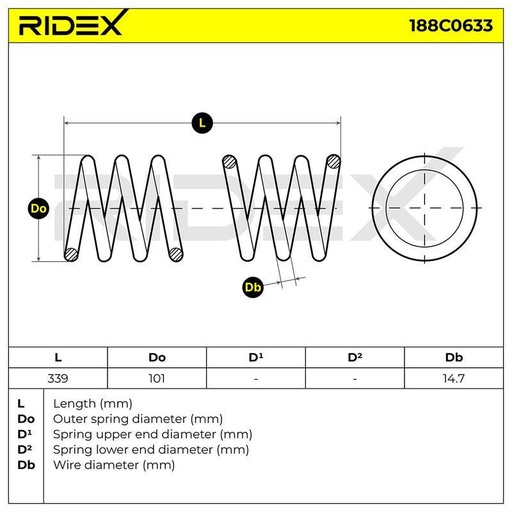 [SUPP-6358-188C0633] Suspension Spring