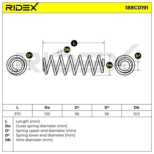 [SUPP-6358-188C0191] Suspension Spring
