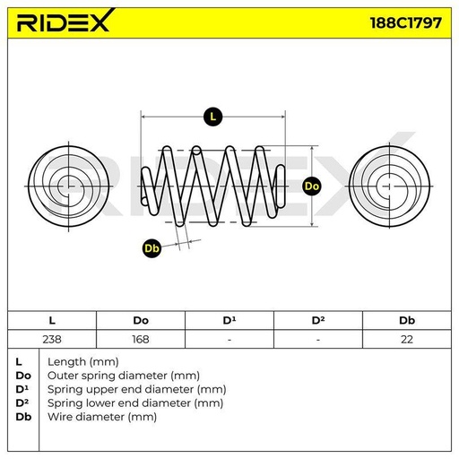 [SUS-MSC-RID-VW-NEW-0268] Suspension Spring