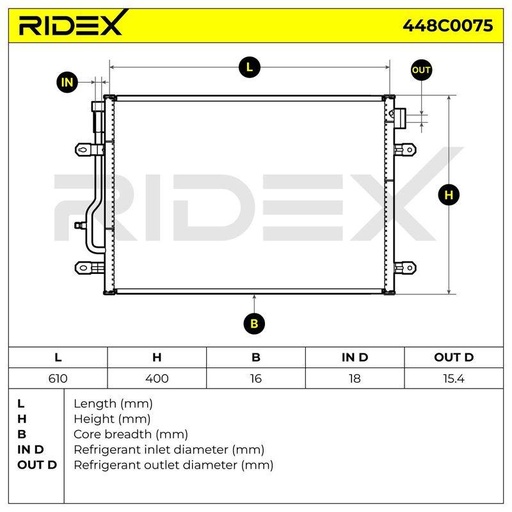 Condenser, air conditioning