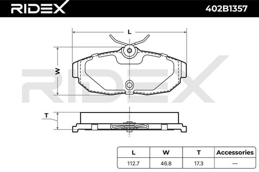 Brake Pad Set, disc brake