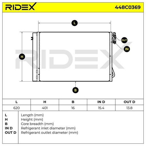 Condenser, air conditioning