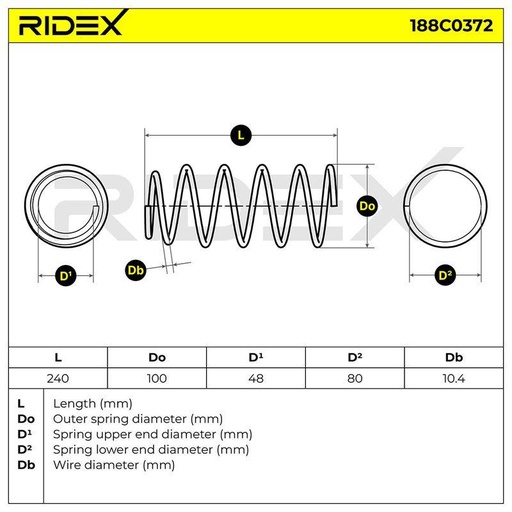 [SUPP-6358-188C0372] Suspension Spring