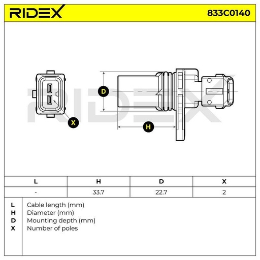 Sensor, crankshaft pulse