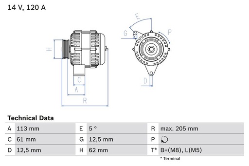 [SUPP-30-0986049530] Alternator