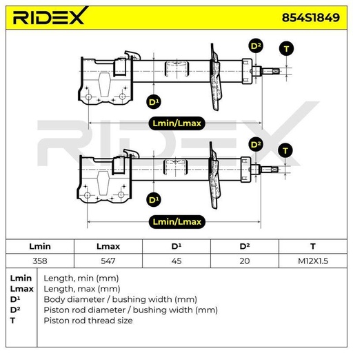[SUPP-6358-854S1849] Shock Absorber