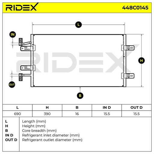 Condenser, air conditioning