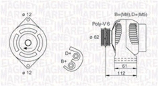 [SUPP-95-063731884010] Alternator